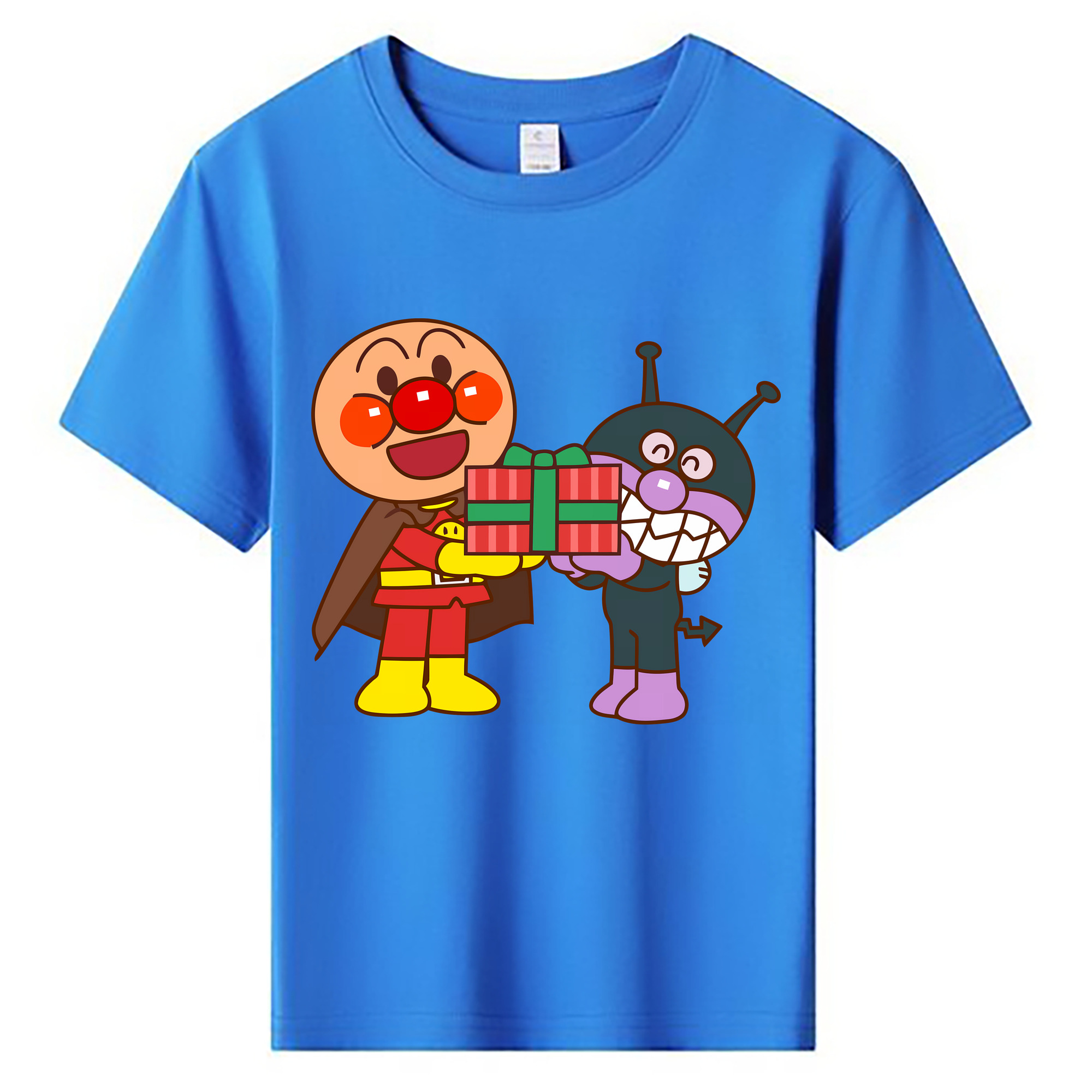 （画像用） アンパンマン Anpanman 綿100％キッズTシャツ（フロントプリント）